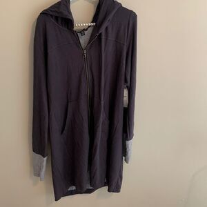 Tribal nwt long hooded jacket size xl